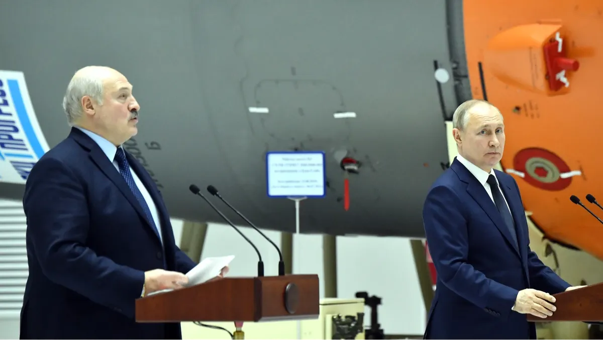 Путин и Лукашенко 12 апреля посетили космодром Восточный. Фото: сайт президента России