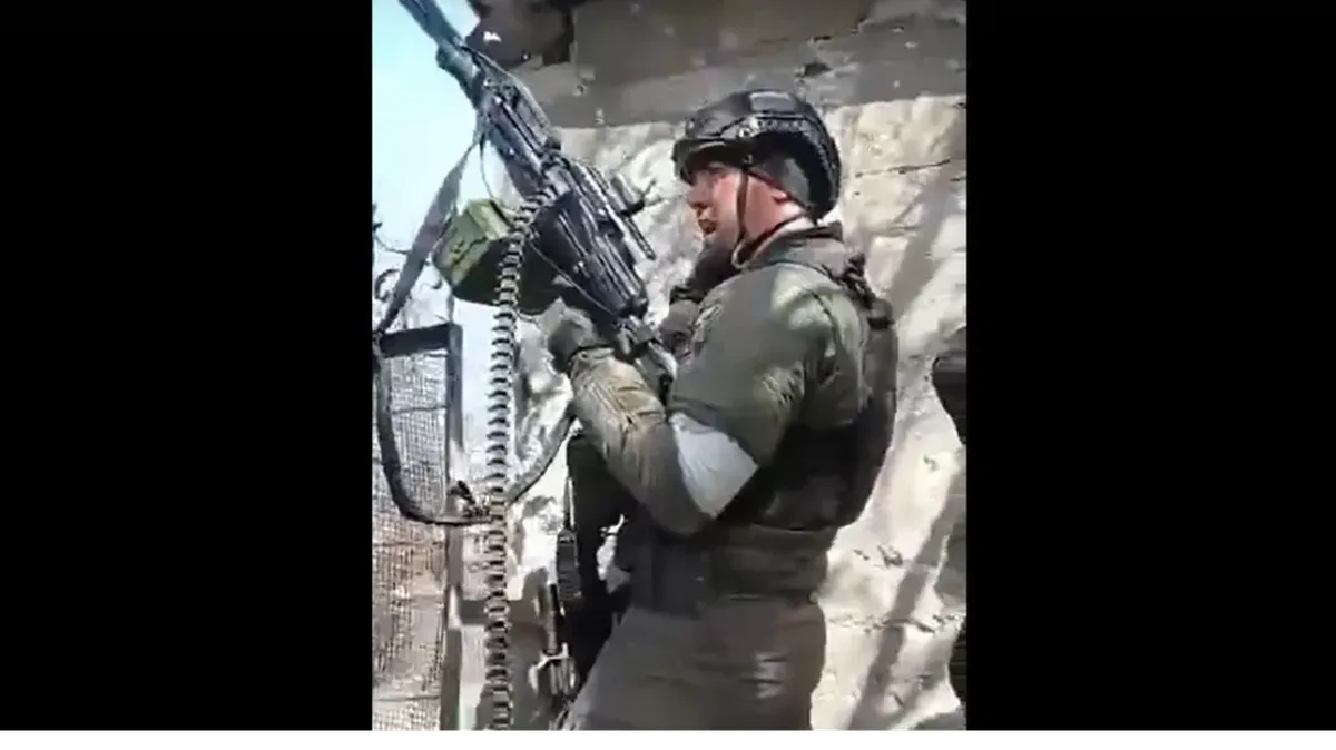 Несколько военных Чечни ранили на Украине, сообщает База. Фото: стоп-кадр с видео телеграм-канала Рамзана Кадырова