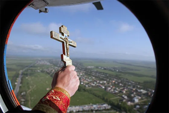 В Новосибирске «небесный крестный ход» пройдет впервые