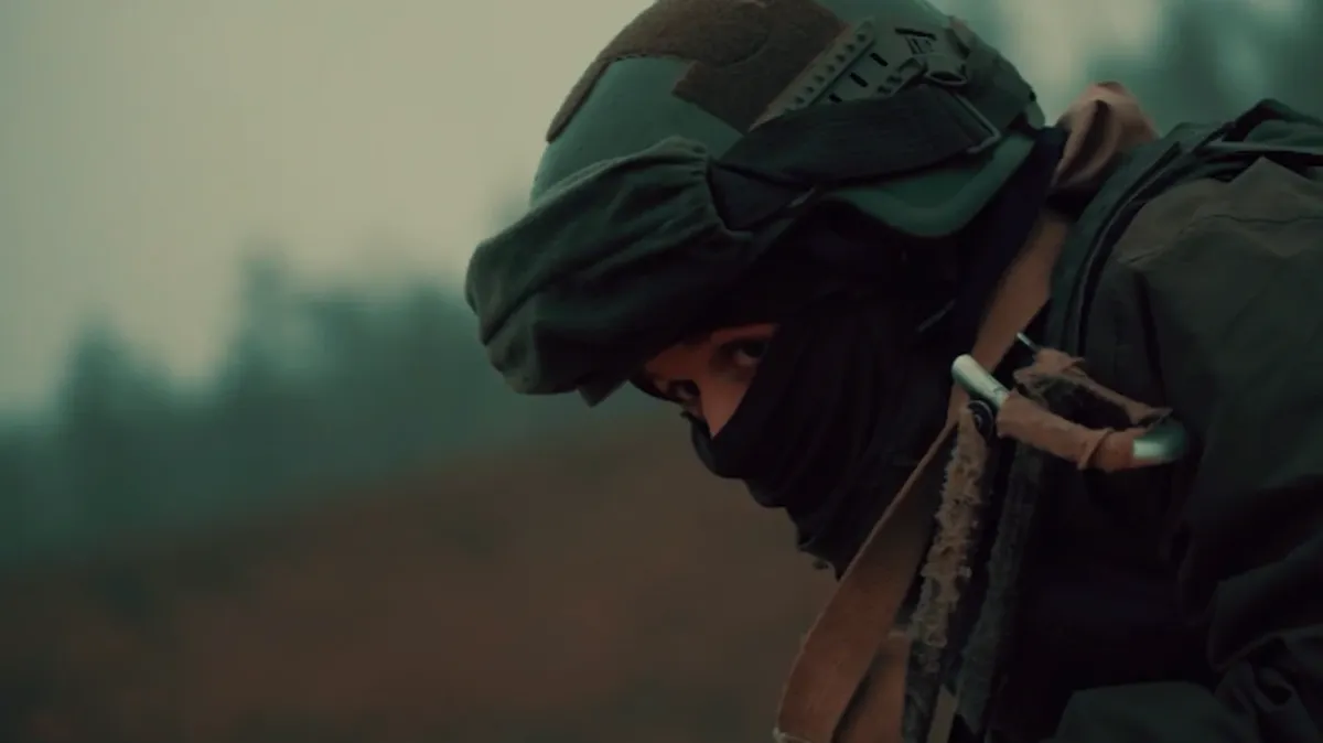 Солдат ВС РФ. Фото: кадр из видео