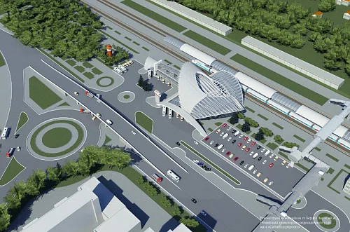 Проект нового транспортного узла в Бердска
