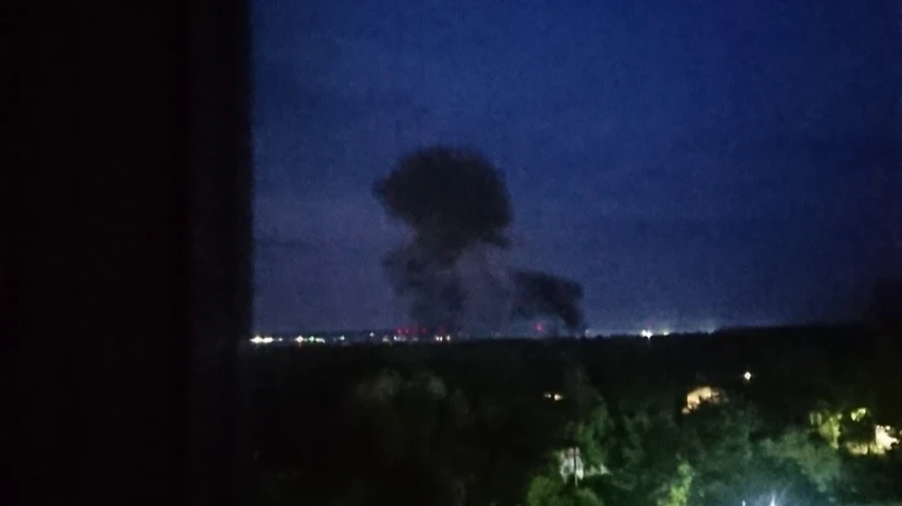 Российские войска засекли над Курском беспилотник. Летальный аппарат двигался со стороны Украины - видео очевидцев