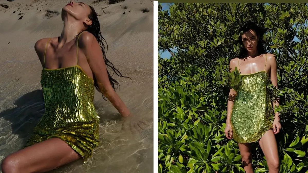 Ирина Шейк в сексуальном образе в Новый год оказалась на пляже – фото