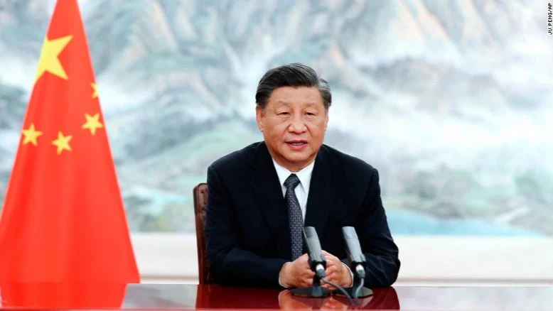 Лидер Китая Си Цзиньпин выступает с виртуальной программной речью на церемонии открытия Делового форума БРИКС в среду, 22 июня 2022 г. Фото: cnn.com