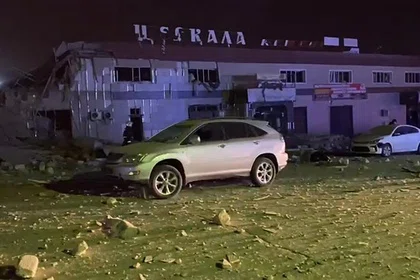 Взрыв в казахстанском кафе в Актау полностью уничтожил здание