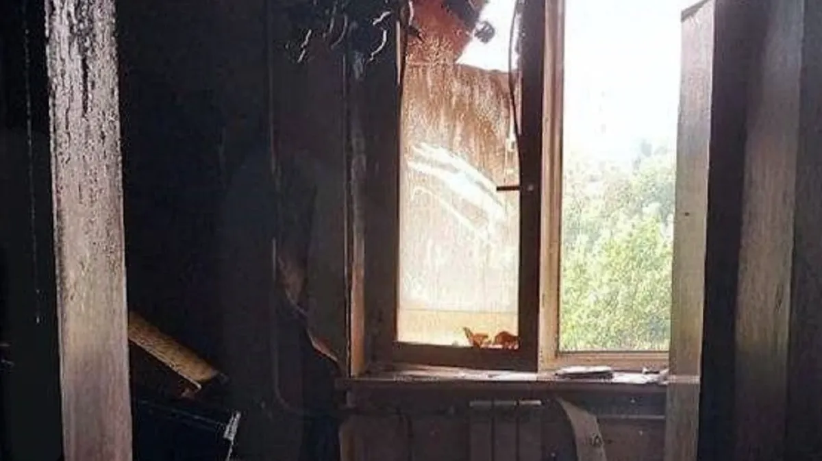 Мигранты сожгли квартиру в Москве, пытаясь вытравить тараканов. Фото: Telegram-канал Mash